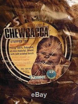 Vintage Star Wars Chewbacca 1978 24-inch Plush Toy Sealed With Tags SW