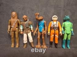 Vintage Star Wars, Chewbacca, Weequay, Hammerhead, Luke Skywalker, Greedo