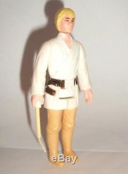 Vintage Star Wars Complete Luke Skywalker Farmboy Figure 1977 C9 JJ Hilt