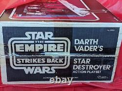 Vintage Star Wars DARTH VADER STAR DESTROYER w box Kenner 1980