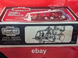 Vintage Star Wars DARTH VADER STAR DESTROYER w box Kenner 1980