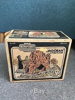 Vintage Star Wars Dagobah Playset Boxed Original Instructions