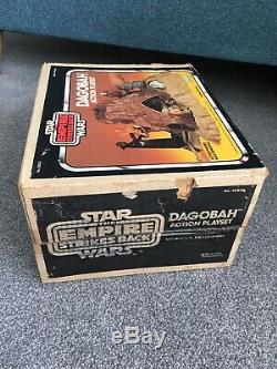 Vintage Star Wars Dagobah Playset Boxed Original Instructions