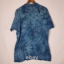 Vintage Star Wars Darth Maul T-Shirt Mens XL Blue Tie Dye Liquid Blue S/S