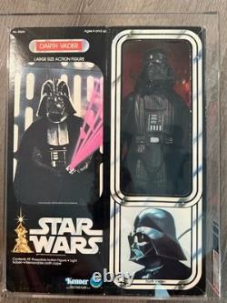 Vintage Star Wars Darth Vader 1978 12 Inch Action Figure Sealed AFA 7.5EX+ NM