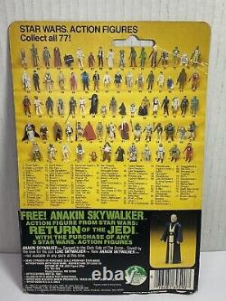 Vintage Star Wars Darth Vader Carded Figure Return Of The Jedi Sealed on Card