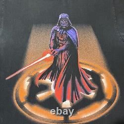 Vintage Star Wars Darth Vader Shirt USA 1990s All Over Print Skywalker Jedi RARE