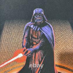 Vintage Star Wars Darth Vader Shirt USA 1990s All Over Print Skywalker Jedi RARE