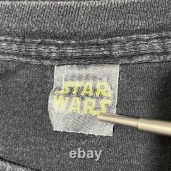 Vintage Star Wars Darth Vader Shirt USA 1990s All Over Print Skywalker Jedi RARE