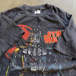 Vintage Star Wars Darth Vader T Shirt All Over Print Rare VTG L