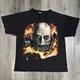 Vintage Star Wars Darth Vader Unmasked ROTJ Black Short Sleeve Shirt Size Large