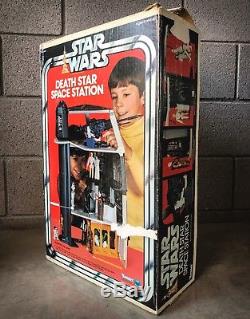 Vintage Star Wars Death Star playset withbox & foam + bonus Darth Vader figure