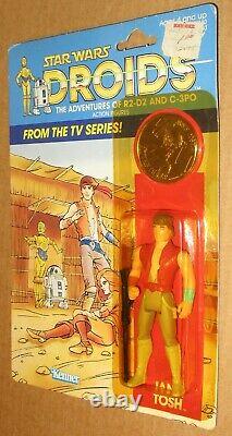 Vintage Star Wars Droids 1985 Jann Tosh Action Figure MOC Factory Sealed Kenner