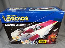 Vintage Star Wars Droids A-wing Fighter 1985 Factory Sealed Kenner Wow