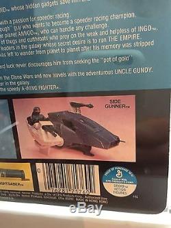 Vintage Star Wars Droids C3-PO AFA 80 MOSC 1985 Kenner Rare Unpunched