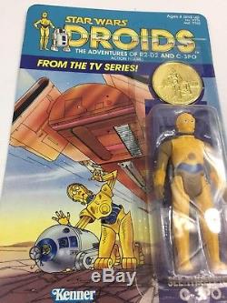 Vintage Star Wars Droids Cartoon C-3po See-threepio Figure Kenner Rare
