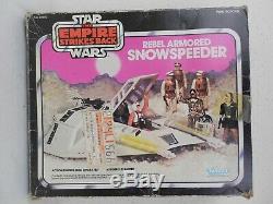 Vintage Star Wars ESB 1981 Snowspeeder withBox Nice Working Light & Sound Kenner