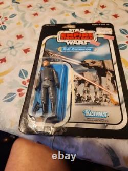 Vintage Star Wars ESB AT-AT Commander On Card & Complete