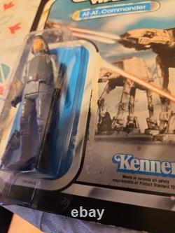 Vintage Star Wars ESB AT-AT Commander On Card & Complete