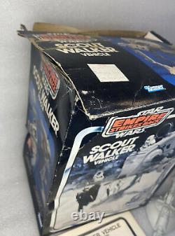 Vintage Star Wars ESB AT-ST Scout Walker Vehicle with the Original Box
