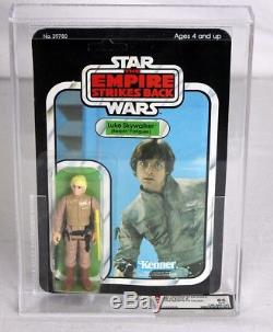 Vintage Star Wars ESB Carded Luke (Bespin Fatigues) AFA 85 NM+ #13499548