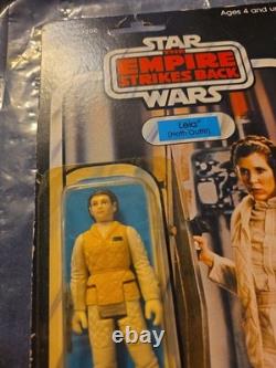 Vintage Star Wars ESB Leia (Hoth Outfit) Moc 41 Card Back No. 39359 Missing POP