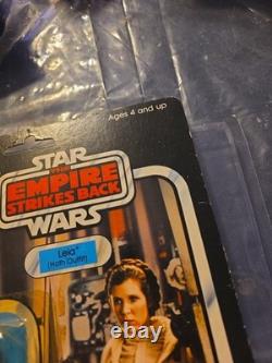 Vintage Star Wars ESB Leia (Hoth Outfit) Moc 41 Card Back No. 39359 Missing POP