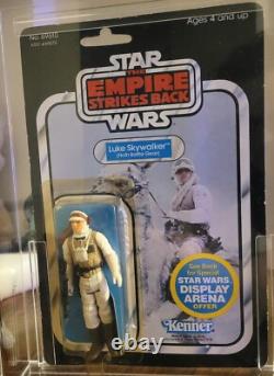 Vintage Star Wars ESB Luke Hoth MOC 45 Back
