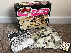 Vintage Star Wars ESB Palitoy Boxed Snowspeeder Pink Box working with Manual 1
