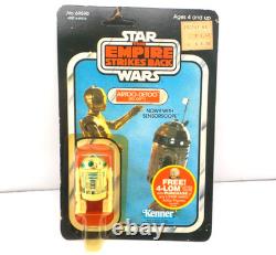 Vintage Star Wars ESB R2 D2 Action Figure-4-Lom-Unpunched