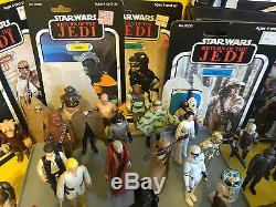 Vintage Star Wars ESB ROTJ 80 Figure Lot First 21 Leia Fett Vader Luke Han R2 R5