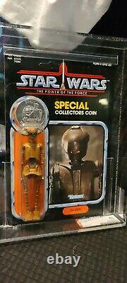 Vintage Star Wars EV-9D9 POTF MINT AFA 80 92 BACK! RARE