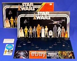Vintage Star Wars Early Bird Certificate Package/stand 1977 Kenner