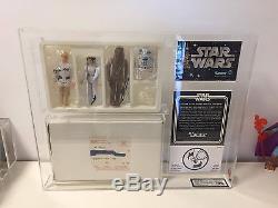 Vintage Star Wars Early Bird Mailer Kit Set DT LUKE / RARE D-Baggie UKG AFA 70