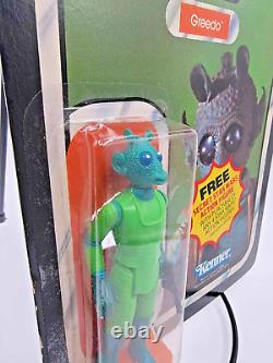 Vintage Star Wars Empire Strikes Back 21 back Transition Card GREEDO MOC