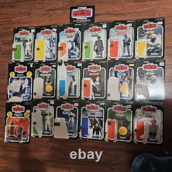 Vintage Star Wars Empire Strikes Back Card Back Lot 1980s Kenner
