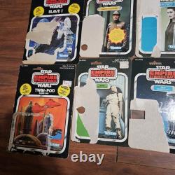 Vintage Star Wars Empire Strikes Back Card Back Lot 1980s Kenner