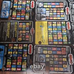 Vintage Star Wars Empire Strikes Back Card Back Lot 1980s Kenner