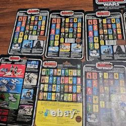 Vintage Star Wars Empire Strikes Back Card Back Lot 1980s Kenner