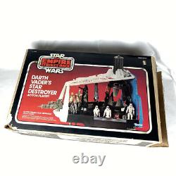 Vintage Star Wars Empire Strikes Darth Vaders Star Destroyer Box 1980 Kenner