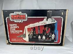 Vintage Star Wars Empire Strikes Darth Vaders Star Destroyer Box 1980 Kenner