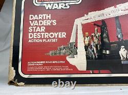 Vintage Star Wars Empire Strikes Darth Vaders Star Destroyer Box 1980 Kenner