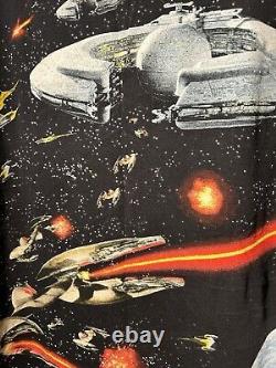 Vintage Star Wars Episode 1 AOP Graphic Tee Medium