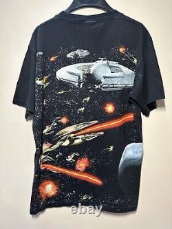 Vintage Star Wars Episode 1 AOP Graphic Tee Medium