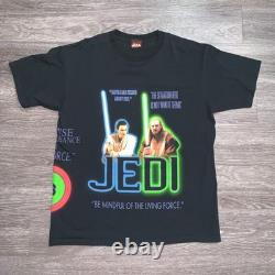 Vintage Star Wars Episode 1 Phantom Menace Jedi Vs Sith AOP Shirt Sz. XL