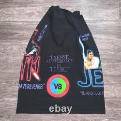 Vintage Star Wars Episode 1 Phantom Menace Jedi Vs Sith AOP Shirt Sz. XL