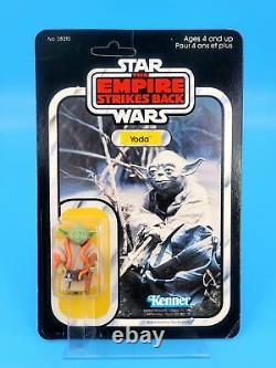 Vintage Star Wars Esb Yoda 32-back Unpunched (canadian 1st Release U-footer)