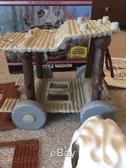 Vintage Star Wars Ewok Battle Wagon POTF Boxed Complete Inserts Near Mint Con