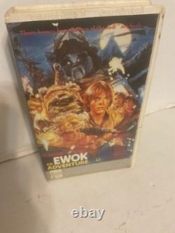 Vintage Star Wars Ewoks Cbs Fox Cartoon Caravan Courage Rental Library Vhs Tape