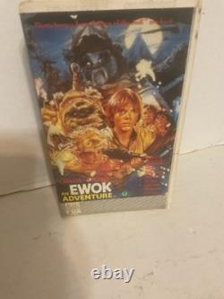 Vintage Star Wars Ewoks Cbs Fox Cartoon Caravan Courage Rental Library Vhs Tape
